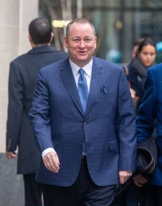 February 22, 2024, London, England, United Kingdom: MIKE ASHLEY, The Frasers Group boss, arrives at High Court as he sue Morgan Stanley. London United Kingdom - ZUMAs262 20240222_zip_s262_090 Copyright: xTayfunxSalcix