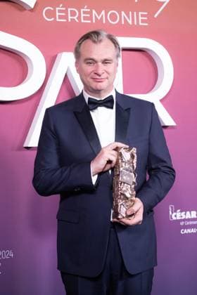49eme ceremonie des CESAR - Salle de presse Phtocall des laureats. 49th CESAR ceremony awards. Photocall of winners : Christopher Nolan 302003 2024-02-23 Olympia  Copyright: xIvankaxVoisinx xStarfacex STAR_302003_148