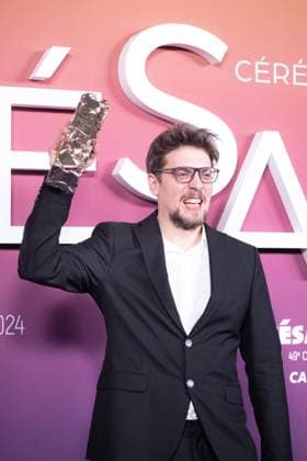 49eme ceremonie des CESAR - Salle de presse Phtocall des laureats. 49th CESAR ceremony awards. Photocall of winners : David Cailley 302003 2024-02-24 Olympia  Copyright: xIvankaxVoisinx xStarfacex STAR_302003_181