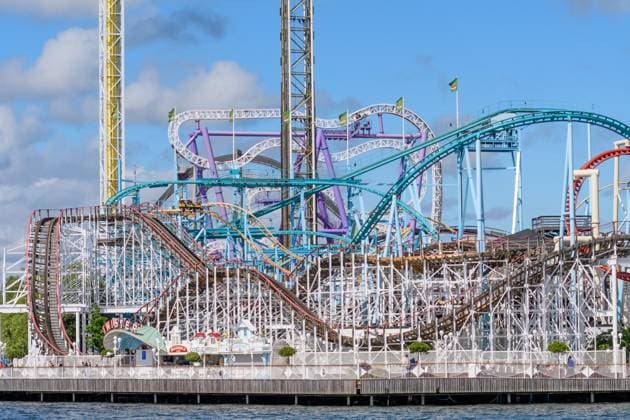 stockholm, sweden, 02 aug 2023, amusement park groena lund *** stockholm, schweden, 02. aug 2023, vergnügungspark groena lund Copyright: xWolfgangxSimlingerx