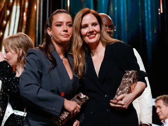49eme ceremonie des CESAR. Salle. 49th Cesar Ceremony. Stage. 302014 2024-02-24 Paris France Triet, Justine; Exarchopoulos, Adele  Copyright: xRomualdxMeigneuxx xStarfacex STAR_302014_174