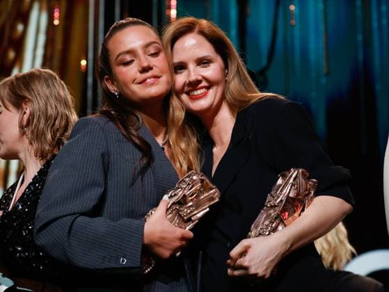 49eme ceremonie des CESAR. Salle. 49th Cesar Ceremony. Stage. 302014 2024-02-24 Paris France Triet, Justine; Exarchopoulos, Adele  Copyright: xRomualdxMeigneuxx xStarfacex STAR_302014_177