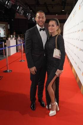 Die Deutsche Sporthilfe hat zum 53. Ball des Sports nach Frankfurt geladen. Viel Prominenz aus Sport, Wirtschaft und Medien gab sich die Ehre Andrej Mangold, Annika Jung - Ball des Sports Die Deutsche Sporthilfe hat zum 53. Ball des Sports nach Frankfurt geladen. Viel Prominenz aus Sport, Wirtschaft und Medien gab sich die Ehre Deutschland, Frankfurt, Festhalle, 17.02.2024 *** Deutsche Sporthilfe hosted the 53rd Sports Ball in Frankfurt Many celebrities from sport, business and the media attended the event Andrej Mangold, Annika Jung Sports Ball Deutsche Sporthilfe hosted the 53rd Sports Ball in Frankfurt Many celebrities from sport, business and the media attended the event Germany, Frankfurt, Festhalle, 17 02 2024 SP_GHR