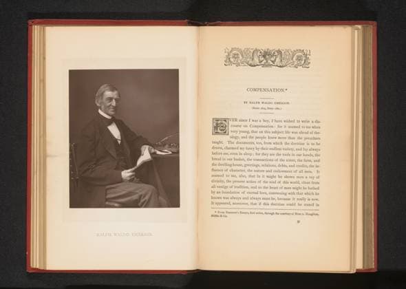 RECORD DATE NOT STATED Portret van Ralph Waldo Emerson, Elliott & Fry, c. 1881 - in or before 1886 photomechanical print paper historical persons. adult man Copyright: xpiemagsx rknbpie11012024-29815 !ACHTUNG AUFNAHMEDATUM GESCHÄTZT!