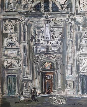 San Moise by Filippo de Pisis, oil on canvas, 1931, 1896-1956, Italy, Milan, Pinacoteca di Brera  Copyright: xx 457-411