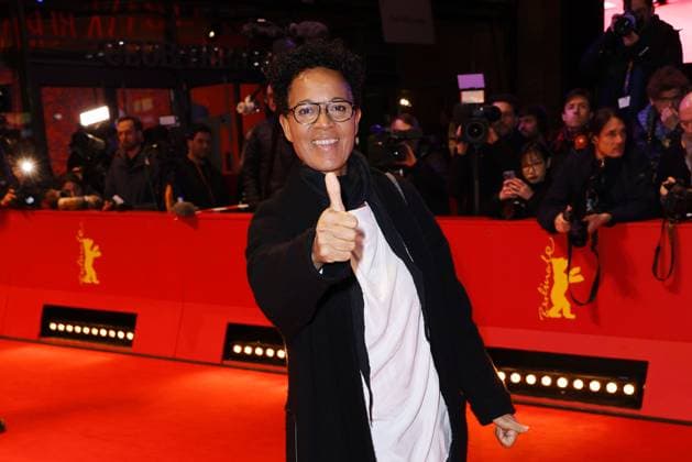 Mo Asumang bei der Ankunft zur Abschluss Feier am Berlinale Palast der 74. Internationale Filmfestspiele Berlinale am 24.02.2024 in Berlin Berlinale 2024- Abschluss Feier Closing Ceremony Night