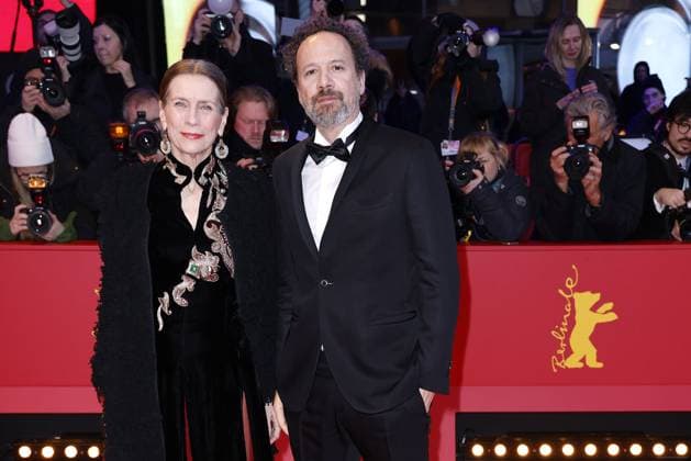Mariette Rissenbeek und Carlo Chatrian bei der Ankunft zur Abschluss Feier am Berlinale Palast der 74. Internationale Filmfestspiele Berlinale am 24.02.2024 in Berlin Berlinale 2024- Abschluss Feier Closing Ceremony Night