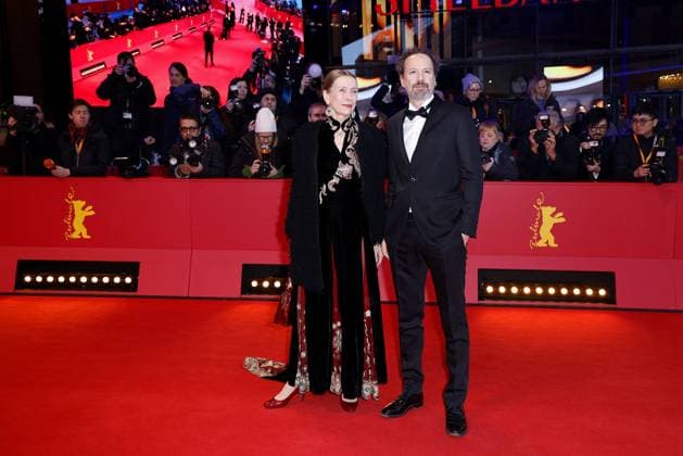 Mariette Rissenbeek und Carlo Chatrian bei der Ankunft zur Abschluss Feier am Berlinale Palast der 74. Internationale Filmfestspiele Berlinale am 24.02.2024 in Berlin Berlinale 2024- Abschluss Feier Closing Ceremony Night