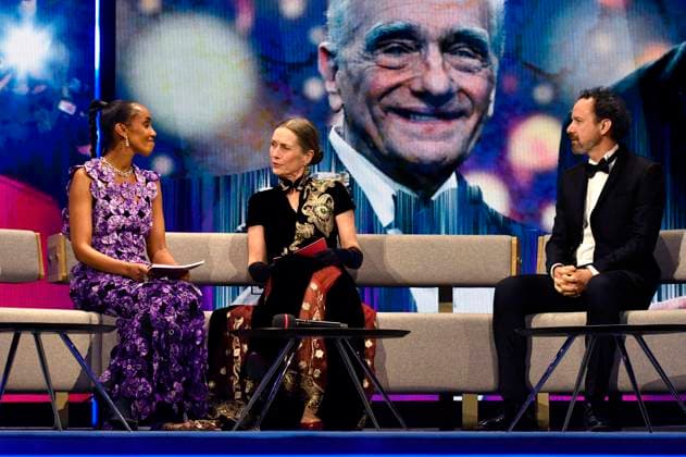 Hadnet Tesfai, Mariette Rissenbeek und Carlo Chatrian bei der Closing Ceremony mit Preisverleihung auf der Berlinale 2024 74. Internationale Filmfestspiele Berlin im Berlinale Palast. Berlin, 24.02.2024