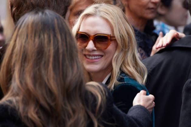Entertainment Themen der Woche KW08 Entertainment Bilder des Tages News - GIORGIO ARMANI - FW 24-25 - CELEBRITIES Cate Blanchett leaves the Giorgio Armani fashion show during the Milan Fashion Week Womenswear Fall Winter 2024-2025 on February 25, 2024 in Milan, Italy. Photo: Cinzia Camela. MILAN Via Borgonuovo Italy Copyright: xCinziaxCamelax xLiveMediax LPN_1249592