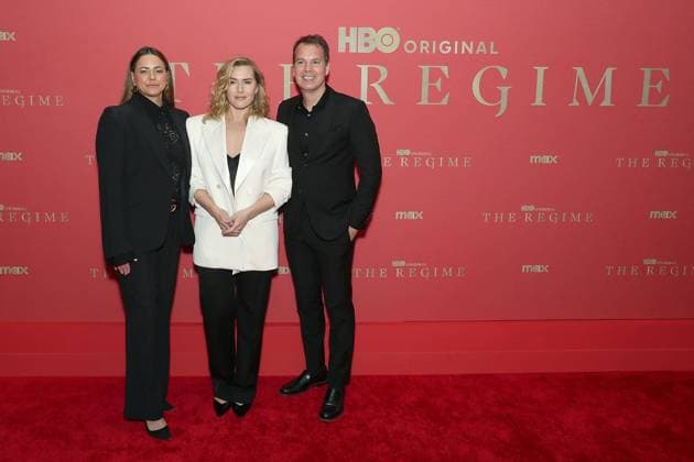 Bilder des Jahres 2024, Entertainment 02 Februar Entertainment Themen der Woche KW09 Entertainment Bilder des Tages Premiere of HBO Original The Regime at the American Museum of Natural History. Featuring: Francesca Orsi (EVP, HBO Programming), Kate Winslet, Casey Bloys (Chairman & CEO HBO & Max) Where: New York City, New York, United States When: 26 Feb 2024 Credit: Marion Curtis StarPix for HBO Max INSTARimages EDITORIAL USE ONLY. NOT FOR USE BY NEWSPAPERS BASED IN THE UK. Copyright: xMarionxCurtisx xStarPixxforxHBOxMaxx 53511102