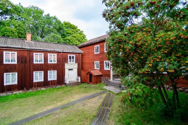 stockholm, sweden, 03 july 2023, historic building in the open air museum skansen *** stockholm, schweden, 03. juli 2023, historisches gebäude im freilichtmuseum skansen Copyright: xWolfgangxSimlingerx