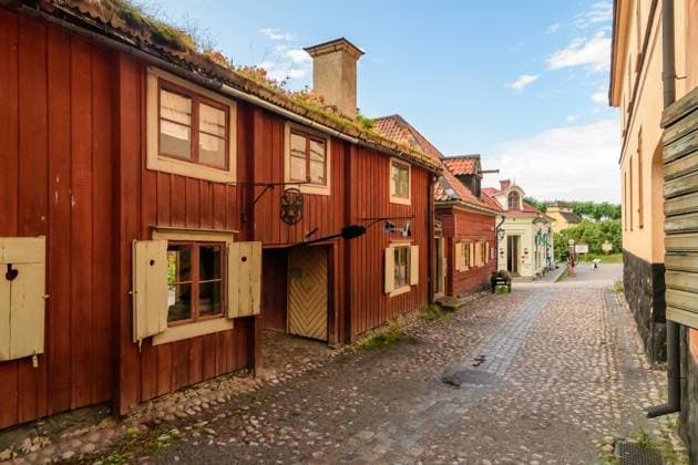 stockholm, sweden, 03 july 2023, historic building in the open air museum skansen *** stockholm, schweden, 03. juli 2023, historisches gebäude im freilichtmuseum skansen Copyright: xWolfgangxSimlingerx