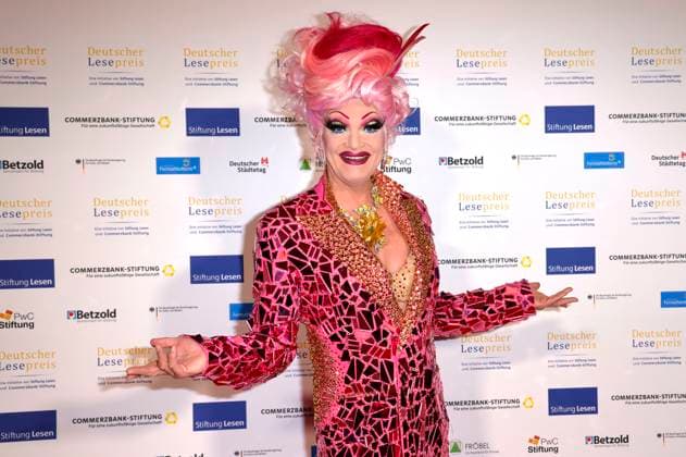 Entertainment Bilder des Tages Olivia Jones bei der Verleihung des Deutschen Lesepreises 2024 im Humboldt CarrÃ . Berlin, 27.02.2024