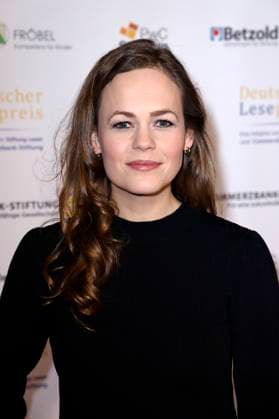 Harriet von Waldenfels bei der Verleihung des Deutschen Lesepreises 2024 im Humboldt CarrÃ . Berlin, 27.02.2024