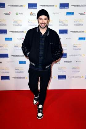 Dominik Porschen bei der Verleihung des Deutschen Lesepreises 2024 im Humboldt CarrÃ . Berlin, 27.02.2024