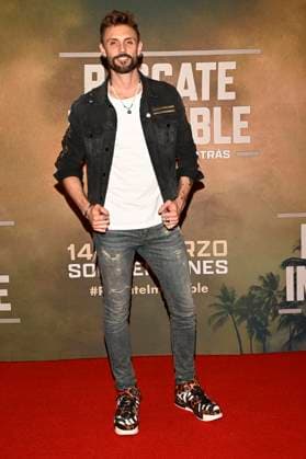 February 27, 2024, Mexico City, Ciudad de Mexico, Mexico: February 27, 2024, Mexico City, Mexico: Alex Brizuela attends the Land of Bad red carpet at Cinemex Antara. on February 27, 2024 in Mexico City, Mexico. Mexico City Mexico - ZUMAe321 20240227_zea_e321_043 Copyright: xCarlosxTischler xEyepixxGroupx