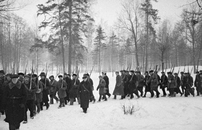 Battle of Moscow: Troop operations outside city 669432 20.12.1941 Battle of Moscow: Troop operations outside the city, Red Army s West Front, December 1941. Anatoliy Garanin Sputnik Moscow Russia  Copyright: xAnatoliyxGaraninx