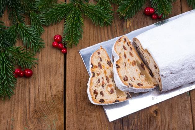 Christmas marzipan stollen with gingerbread Christmas marzipan stollen with gingerbread Copyright: xZoonar.com DariusxDzinnikx 14661937