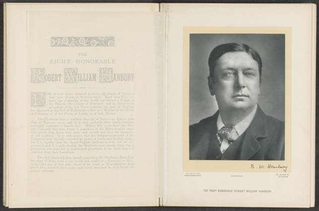 RECORD DATE NOT STATED The right honorable Robert William Hanbury, Elliott & Fry, c. 1893 - c. 1903 photograph London paper carbon print historical persons (portraits and scenes from the life) (+ (full) bust portrait) Copyright: xpiemagsx rknbpie24122023-15092 !ACHTUNG AUFNAHMEDATUM GESCHÄTZT!