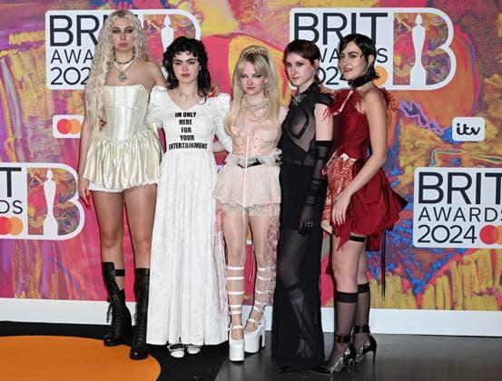 Celebrities arrive at the BRIT Awards 2024 at The O2 Arena in London Featuring: The Last Dinner Party Where: London, United Kingdom When: 02 Mar 2024 Credit: Cover Images EDITORIAL USE ONLY. NOT FOR USE BY NEWSPAPERS BASED IN THE UK. Copyright: xx 53529020