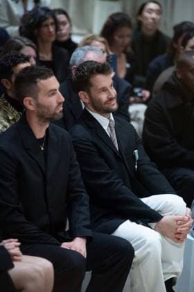 PFW Simon Jacquemus Medal Ceremony Marco Maestri and Simon Jacquemus attending the Simon Jacquemus Chevalier de l ordre des Arts et des Lettres Medal Ceremony as part of Paris Fashion Week in Paris, France on March 02, 2024. Photo by Aurore Marechal ABACAPRESS.COM Paris France  Copyright: xMarechalxAurore ABACAx