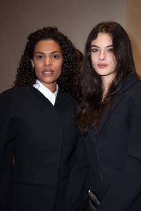 PFW Simon Jacquemus Medal Ceremony Tina Kunakey and Deva Cassel attending the Simon Jacquemus Chevalier de l ordre des Arts et des Lettres Medal Ceremony as part of Paris Fashion Week in Paris, France on March 02, 2024. Photo by Aurore Marechal ABACAPRESS.COM Paris France  Copyright: xMarechalxAurore ABACAx