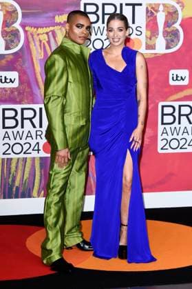 Layton Williams und Harriet Rose bei der Verleihung der 44. BRIT Awards 2023 in der O2 Arena. London, 02.03.2024