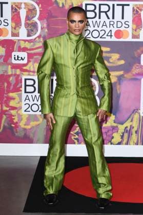 Layton Williams bei der Verleihung der 44. BRIT Awards 2023 in der O2 Arena. London, 02.03.2024
