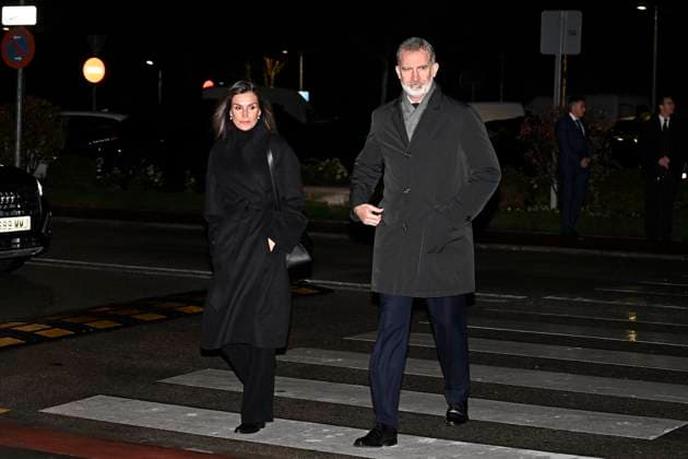 Entertainment Themen der Woche KW09 Entertainment Bilder des Tages Royals Bid Farewell To Fernando Gomez-Acebo - Madrid Queen Letizia and King Felipe VI arriving at the funeral chapel of Fernando Gomez-Acebo, at the Parcesa La Paz Funeral Home, on March 2, 2024, in Alcobendas, Madrid, Spain. Photo by Jose Velasco Europa Press ABACAPRESS.COM Madrid Spain  Copyright: xEuropaxPress ABACAx