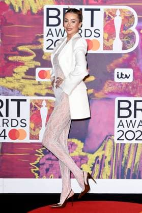 Olivia Attwood bei der Verleihung der 44. BRIT Awards 2023 in der O2 Arena. London, 02.03.2024