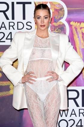 Olivia Attwood bei der Verleihung der 44. BRIT Awards 2023 in der O2 Arena. London, 02.03.2024