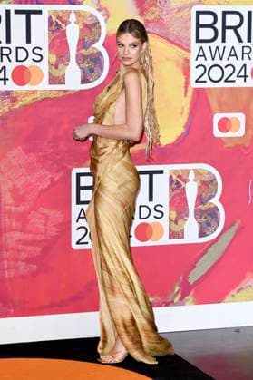 Nadine Leopold bei der Verleihung der 44. BRIT Awards 2023 in der O2 Arena. London, 02.03.2024