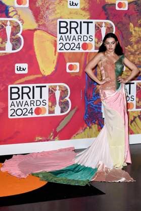 Charli XCX bei der Verleihung der 44. BRIT Awards 2023 in der O2 Arena. London, 02.03.2024