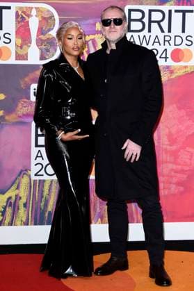 Eve mit Ehemann Maximillion Cooper bei der Verleihung der 44. BRIT Awards 2023 in der O2 Arena. London, 02.03.2024