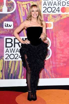 Kylie Minogue bei der Verleihung der 44. BRIT Awards 2023 in der O2 Arena. London, 02.03.2024