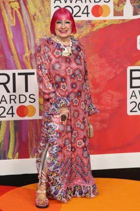 Zandra Rhodes bei der Verleihung der 44. BRIT Awards 2023 in der O2 Arena. London, 02.03.2024