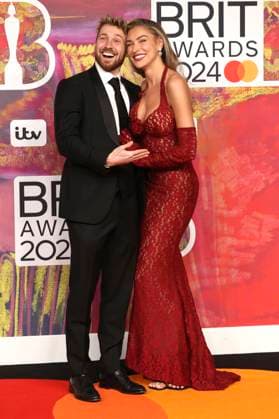 Sam Thompson und Zara McDermott bei der Verleihung der 44. BRIT Awards 2023 in der O2 Arena. London, 02.03.2024