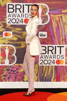 Olivia Attwood bei der Verleihung der 44. BRIT Awards 2023 in der O2 Arena. London, 02.03.2024