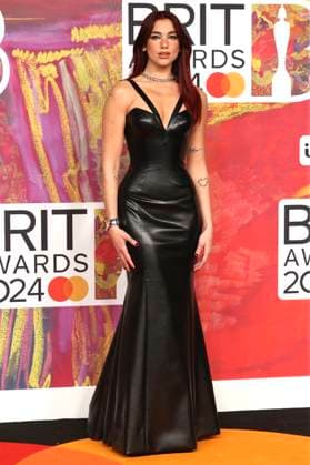 Dua Lipa bei der Verleihung der 44. BRIT Awards 2023 in der O2 Arena. London, 02.03.2024