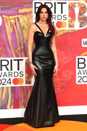 Dua Lipa bei der Verleihung der 44. BRIT Awards 2023 in der O2 Arena. London, 02.03.2024