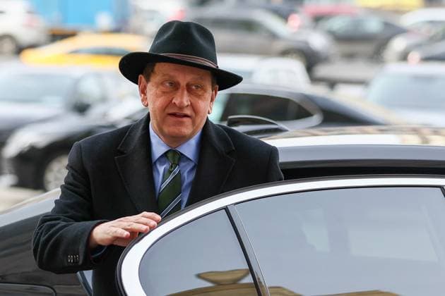 Bilder des Jahres 2024, News 03 MÃ¤rz News Themen der Woche KW10 News Bilder des Tages RUSSIA, MOSCOW - MARCH 4, 2024: Germany s Ambassador to Russia, Alexander Graf Lambsdorff arrives at the offices of the Russian Ministry of Foreign Affairs. The German diplomat was summoned in connection with a published conversation between German officers who were discussing plans to attack the Crimean Bridge. Sergei Bobylev TASS  67898244