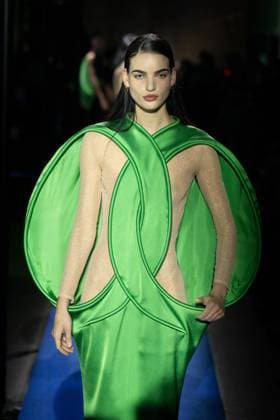Entertainment Themen der Woche KW10 Entertainment Bilder des Tages PFW - Pierre Cardin Runway A model walks the runway during the Pierre Cardin Womenswear Fall Winter 2024-2025 show as part of Paris Fashion Week on March 4, 2024 in Paris, France. Photo by Laurent Zabulon ABACAPRESS.COM Paris France  Copyright: xZabulonxLaurent ABACAx