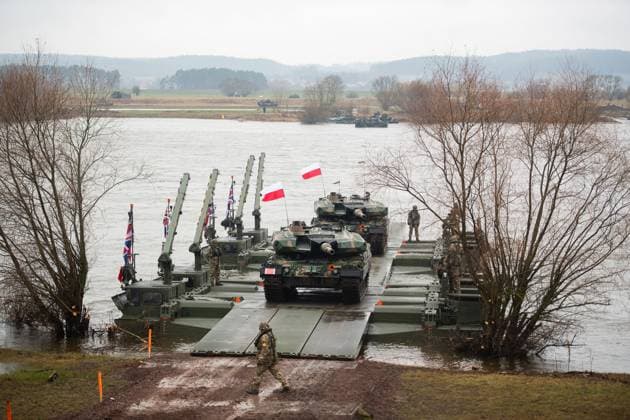 News Themen der Woche KW10 News Bilder des Tages 05.03.2024 KORZENIEWO DRAGON 24 NATO MANEUVERS POLSCY ZOLNIERZE CZOLGI FOT MATEUSZ SLODKOWSKI FOTONEWS NEWSPIX.PL --- Newspix.pl  20240305FNMS013