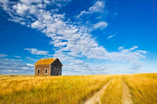 Abandoned farm house, near Admiral, Saskatchewan, Canada  Copyright: x xAllxCanadaxPhotosx 1990-72220