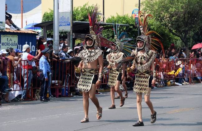EUM20190505NAC20.JPG PUEBLA, Pue. Anniversary Aniversario-Batalla de Puebla.- 5 de mayo de 2019. Aspectos del desfile conmemorativo por el 157 aniversario de la Batalla de Puebla, en el que participan militares, escuelas y sociedad civil. Foto: Agencia EL UNIVERSAL EELG EDITORIAL USE ONLY