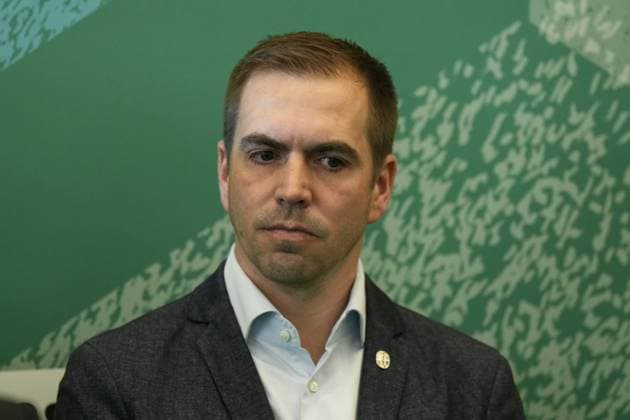 100 Tage vor dem Anpfiff der UEFA EURO 2024, Philipp Lahm 100 Tage vor dem Anpfiff der UEFA EURO 2024 lädt Sport- und Innenministerin Nancy Faeser zum Countdown Event in das Bundesministerium des Innern und für Heimat ein. Mit DFB-Sportdirektor Rudi Völler, Turnierdirektor der UEFA EURO 2024 Philipp Lahm und Turnierbotschafterin Celia äaöic Berlin Berlin GER