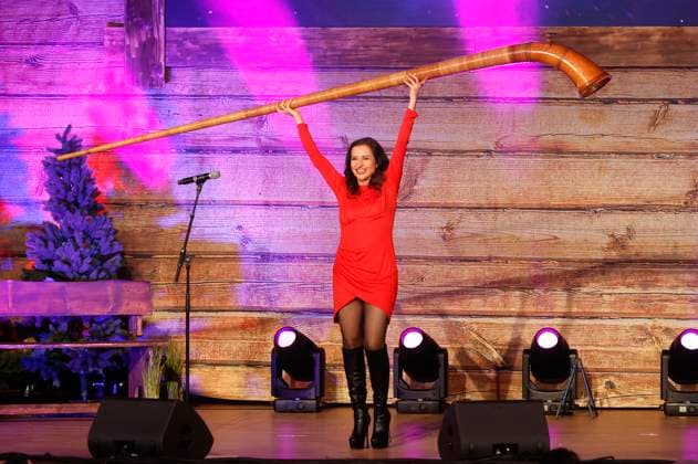 Anita Hofmann beim Konzert Könige der Volksmusik - Die Abschiedstour von Marianne & Michael in der Stadthalle. Zerbst, 07.03.2024
