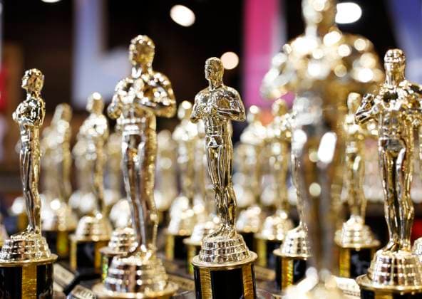 Entertainment Themen der Woche KW10 Entertainment Bilder des Tages Miniature Oscar statues are on display and sold at a souvenir store on the eve of the 96th annual Academy Awards at the in Los Angeles on Saturday, March 9, 2024. The 96th Academy Awards ceremony will take place at the Dolby Theatre in Los Angeles on 10 March 2024,  LAP20240309802 JohnxAngelillo