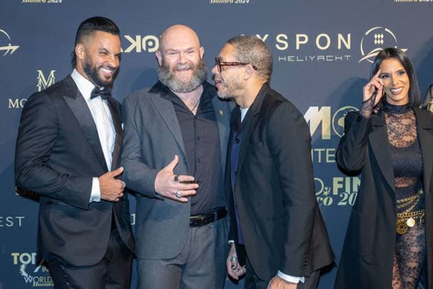 Top Model International Final 2024 Ceremony - Monaco Ricky Whittle, Joey Star, Darko Peric, Shy m during the Top Model International Final 2024 Ceremony at Sporting Of Monte-Carlo, Salle des Ã toiles on March 9, 2024 in Monte-Carlos, France. Photo by Cyril Chateau ABACAPRESS.COM Monaco Moldova  Copyright: xChateauxCyril ABACAx
